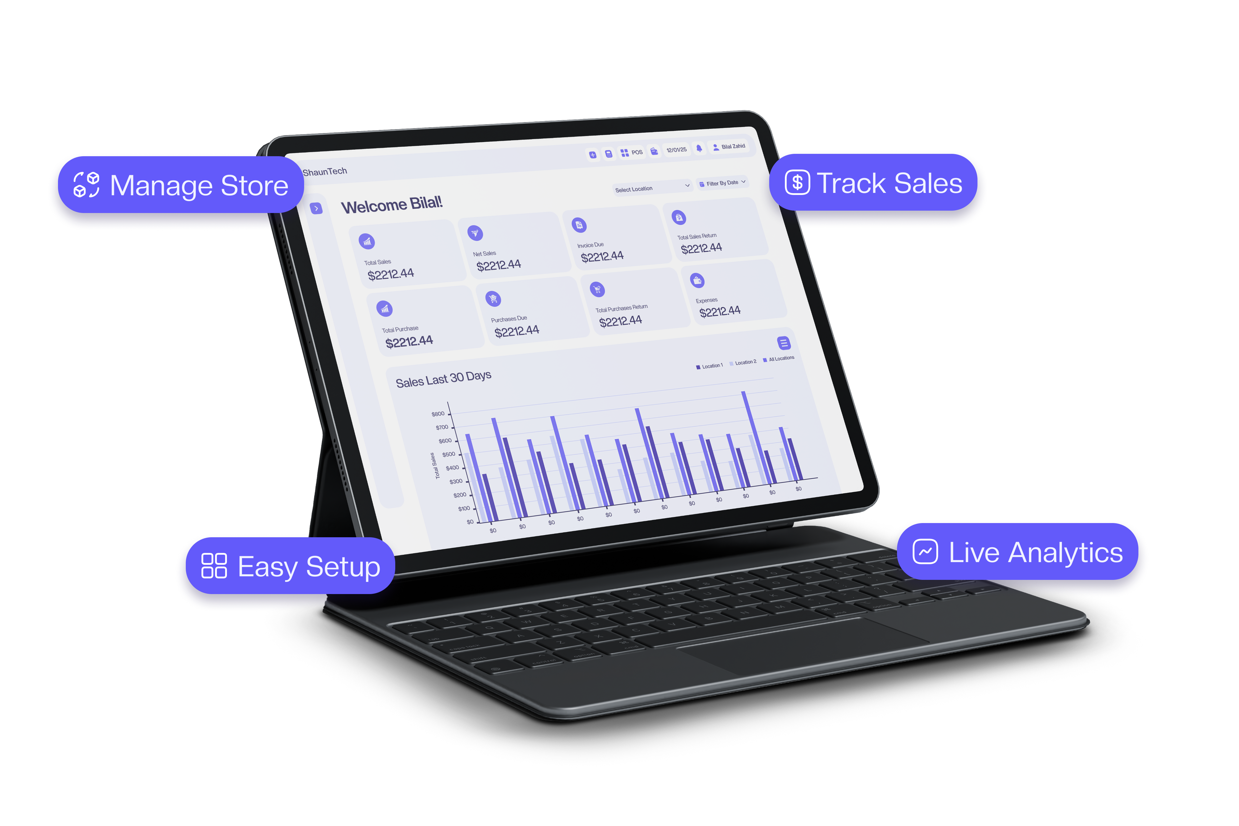 Landing laptop preview
